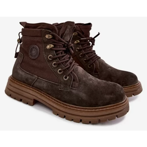  Férfi cipők BIG STAR SHOES UU174254 BARNA/BÉZS ÁRNYÉKOK 