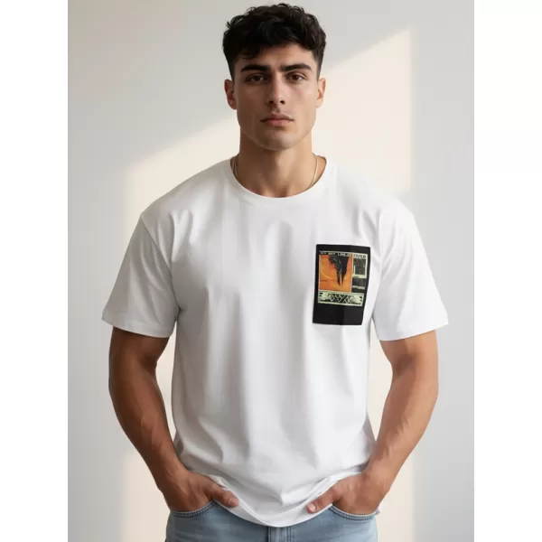  Férfi póló DSTREET RX5301 FEHÉR 