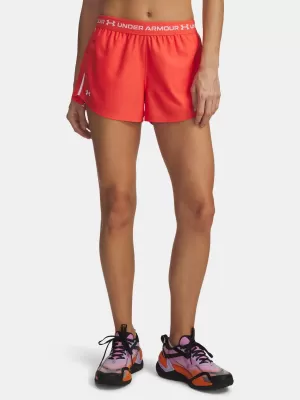 Női rövidnadrág UNDER ARMOUR TECH PLAY UP SHORTS 1389882-690 PIROS