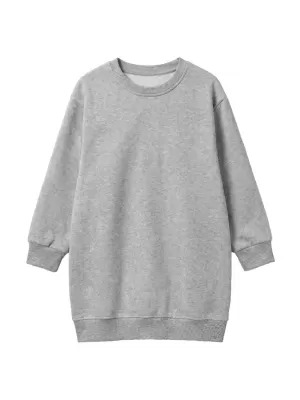 Lány pulóver ruha URBAN CLASSICS UCK8565-03061 HANGA SZÜRKE