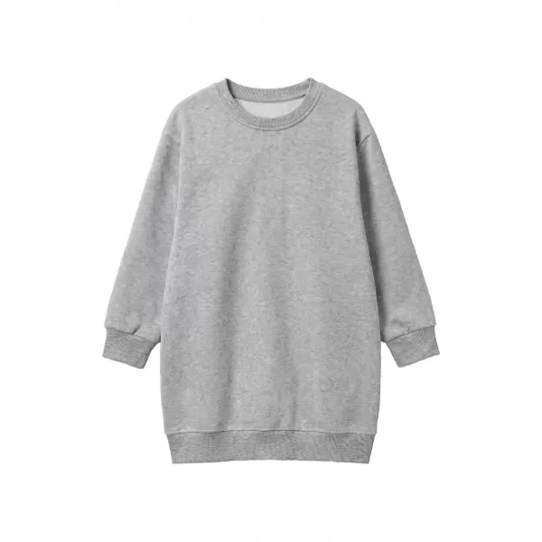  Lány pulóver ruha URBAN CLASSICS UCK8565-03061 HANGA SZÜRKE 