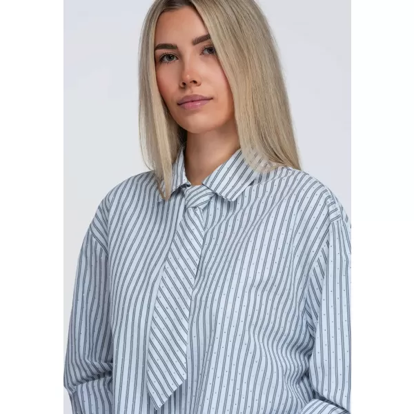  Női ing OMBRE OW-SH-E0069 SZÜRKE 