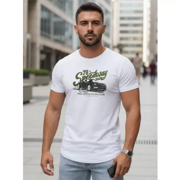  Férfi póló DSTREET NX5089R FEHÉR 