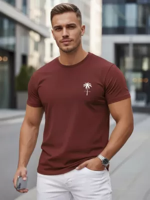 Férfi póló DSTREET NX5126R-BU BURGUNDIA