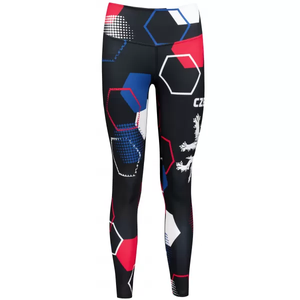  Női prémium hosszú funkcionális leggings (új méretek) ALTISPORT VOJ/ALW036LEG05 HEXA FEKETE 