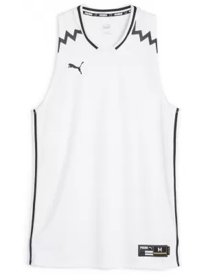 Férfi mez PUMA HOOPS TEAM GAME JERSEY 676628-02 PUMA FEHÉR