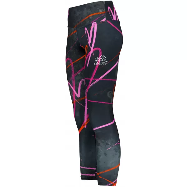  Női prémium hosszú leggings (új méretek) ALTISPORT VOJ/ALW082LEG05 FEKETE 