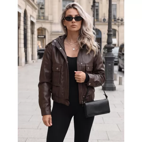  Női kabát DSTREET TY5877 BARNA 