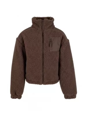 Női kabát URBAN CLASSICS TB6068-00075 BARNA