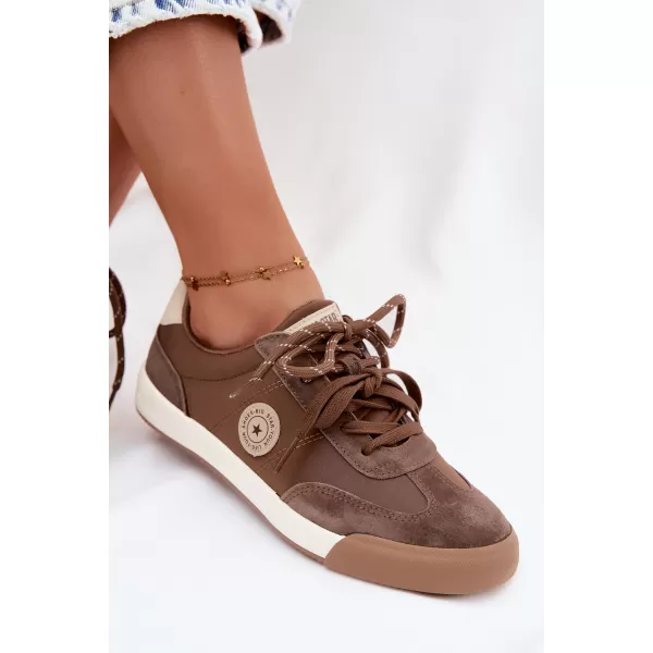  Női tornacipő BIG STAR SHOES UU274002 BARNA/BÉZS 