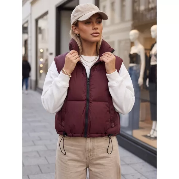 Női mellény DSTREET TY5971 BURGUNDIA 