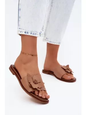 Női papucs ZAZOO 40477 CAPPUCCINO