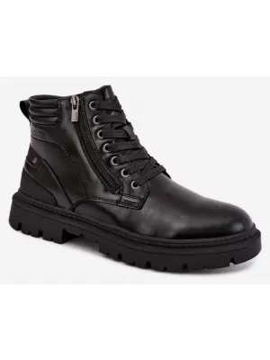 Férfi bokacsizma BIG STAR SHOES UU174242 FEKETE