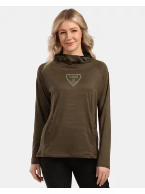 Funkcionális női póló KILPI AILEEN-W 1L0309KI KHAKI
