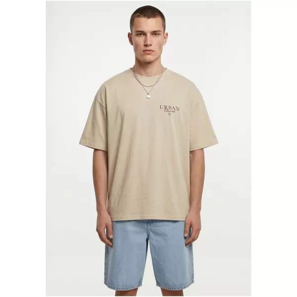  Férfi póló URBAN CLASSICS TB8755 FEHÉR/HOMOK 