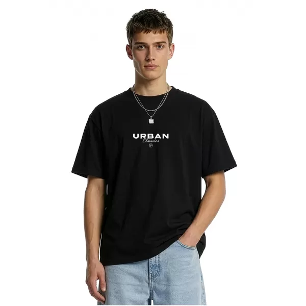  Férfi póló URBAN CLASSICS TB8665 FEKETE 