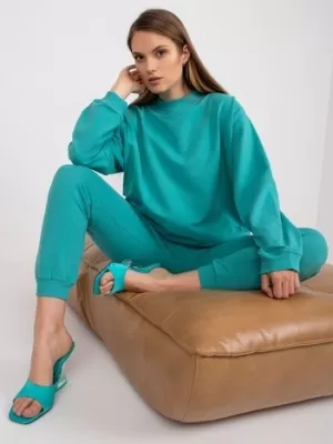 Női pulóver BASIC FEEL GOOD AP-BL-A-R001 TÜRKIZ