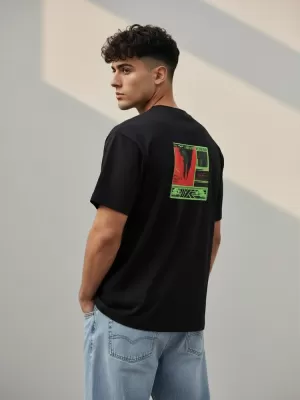 Férfi póló DSTREET RX5304 FEKETE
