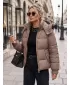 Női kabát DSTREET TY5748 BÉZS