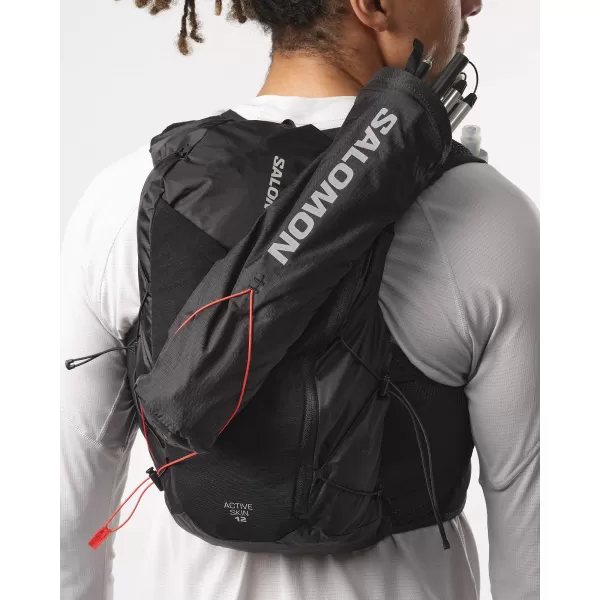  Hátizsák SALOMON ACTIVE SKIN 12 LC2177400 FEKETE/FÉM 
