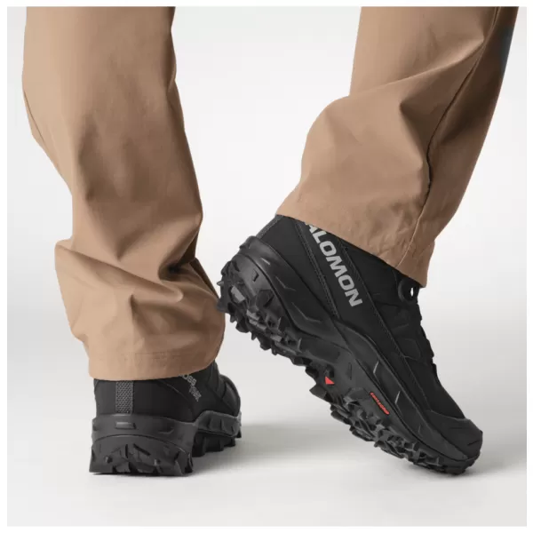  Férfi cipők SALOMON CROSSTRAK WATERPROOF L47570200 FEKETE/FEKETE/ASZFALT 