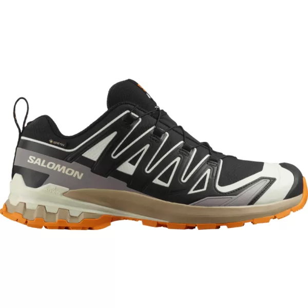  Férfi cipők SALOMON XA PRO 3D V9 GORE-TEX L47881900 FEKETE/VANÍLIA JÉG/KURKUMA 