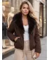 Női kabát DSTREET TY6071 KARAMELLA