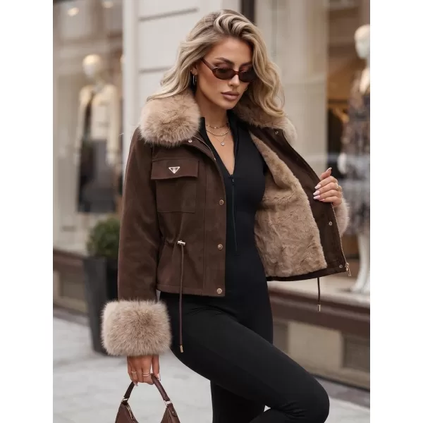  Női kabát DSTREET TY5705 BARNA 
