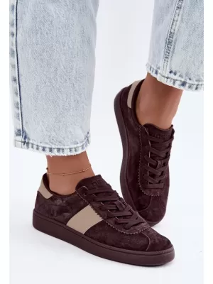 Női tornacipő BIG STAR SHOES UU274438 BARNA/BÉZS ÁRNYÉKOK