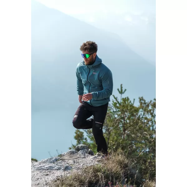  Férfi vízálló softshell kabát NORDBLANC EXPEDITIOUS NBSSM8323 ZÖLD 