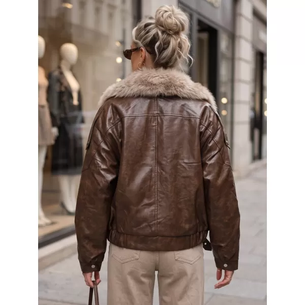  Női kabát DSTREET TY5708 BARNA 