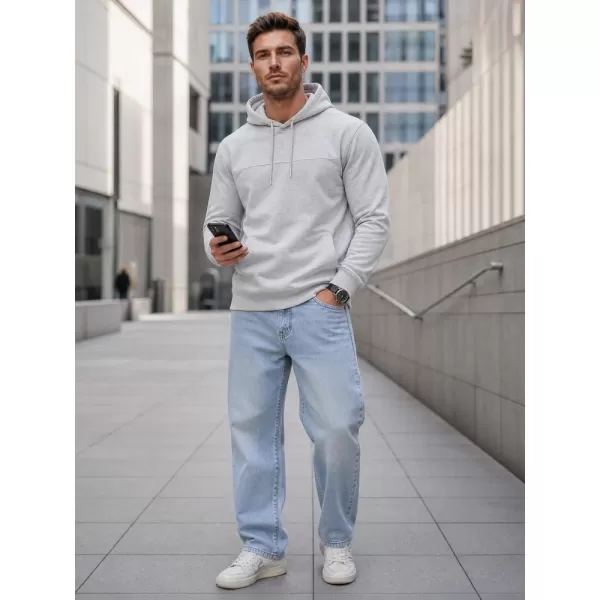  Férfi pulóver DSTREET BX5471 VILÁGOSSZÜRKE 