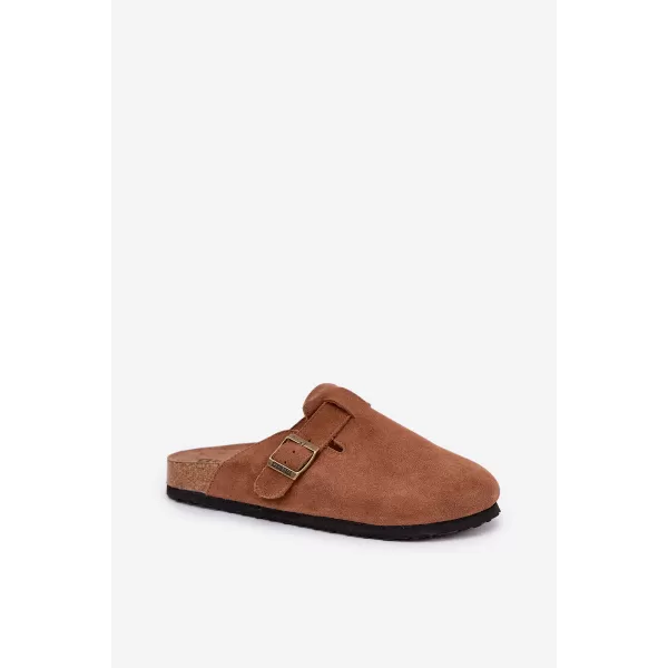  Női papucs BIG STAR SHOES RR274A387 BARNA/BÉZS 