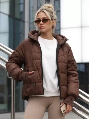 Női kabát DSTREET TY5760 BARNA
