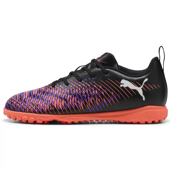  Gyermek gyep PUMA FUTURE 8 PLAY TT JR 108396-01 FEKETE/FEHÉR/VILÁGÍTÓ VÖRÖS 