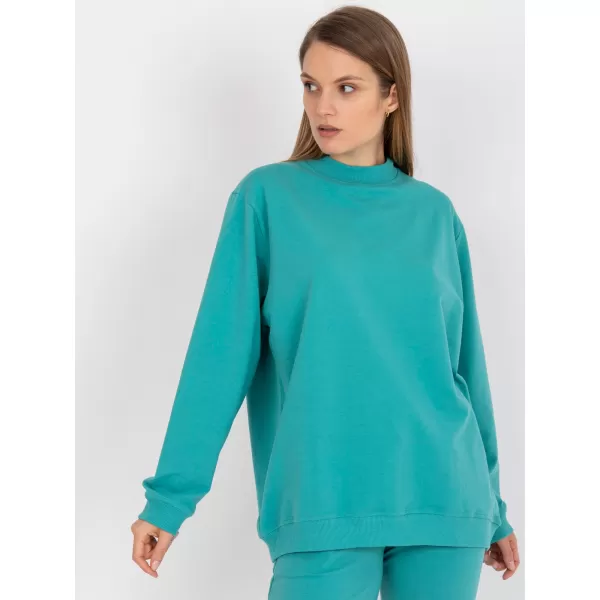  Női pulóver BASIC FEEL GOOD AP-BL-A-R001 TÜRKIZ 