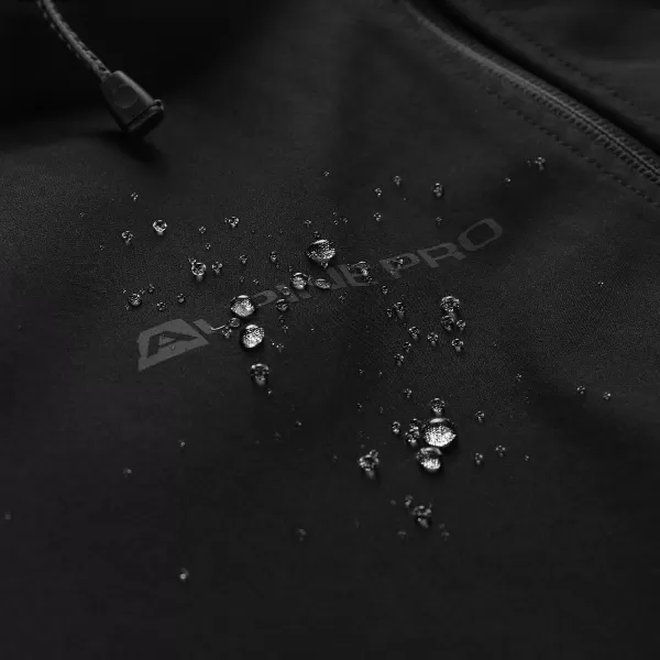  Férfi softshell kabát ALPINE PRO GEDER FEKETE 