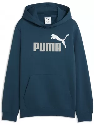 Gyermek pulóver PUMA ESS 2 COLOR NO. 1 LOGO HOODIE FL B 68582236 ÉJFÉLI BENZIN