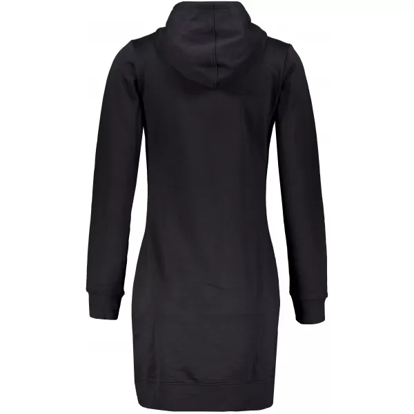  Hosszabbított női pulóver ALTISPORT ALW001419 FEKETE-FEHÉR 