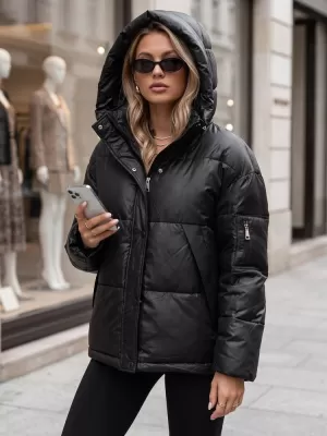 Női kabát DSTREET TY5966 FEKETE