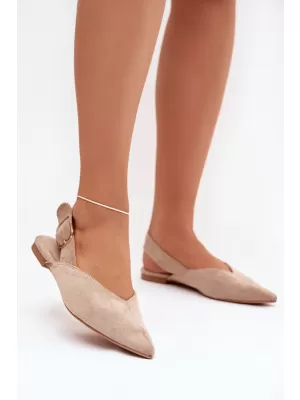 Női balerinák BOTO 9755 KHAKI