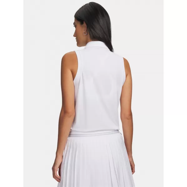  Női felső UNDER ARMOUR UA ARMOURDRY SL POLO 6009804-100 FEHÉR 