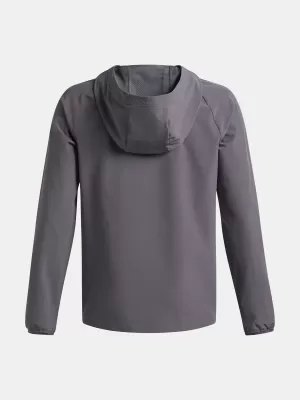 Fiú kabát UNDER ARMOUR UA VIBE WOVEN WINDBREAKER 6009836-025 SZÜRKE