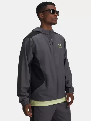 Férfi dzseki UNDER ARMOUR TECH SPORT WOVEN JKT 6011267-025 SZÜRKE