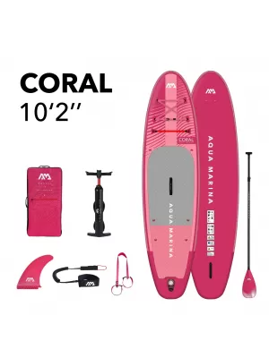 Eveződeszka AQUA MARINA CORAL 10'2'' MÁLNA
