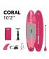 Eveződeszka AQUA MARINA CORAL 10'2'' MÁLNA