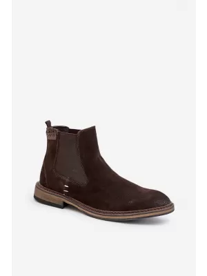 Férfi bokacsizma BIG STAR SHOES OO174155 BARNA/BÉZS