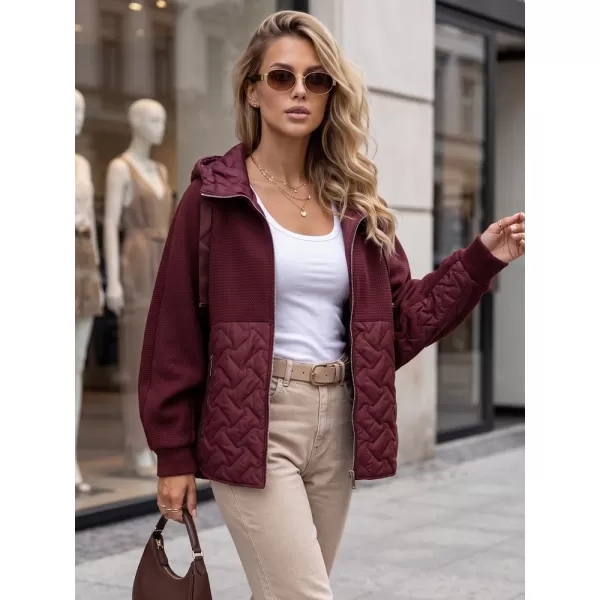  Női kabát DSTREET TY5916 BURGUNDIA 