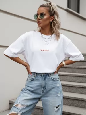 Női póló DSTREET NX9505RY-WH-O FEHÉR