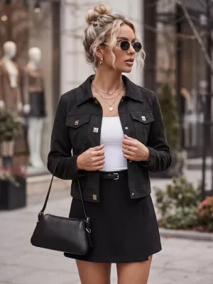 Női kabát DSTREET TY5880 FEKETE